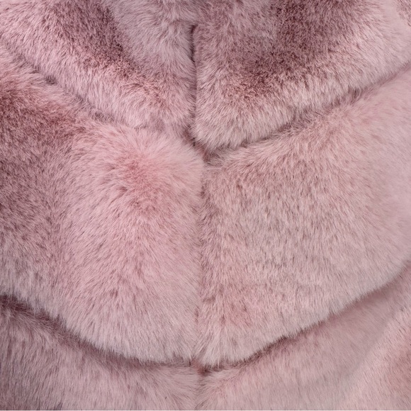 NEW Generation Love Brianna Faux Fur Jacket Ballet Slipper Pink Size Medium - Picture 8 of 11